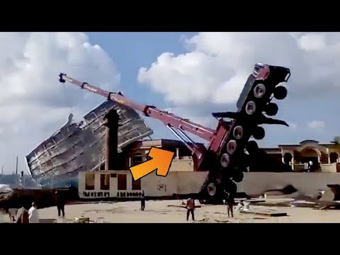Extremely Dangerous Cranes and Ship Launch Fails & Heavy Equipment Gone Wrong!