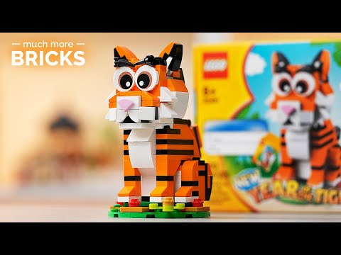 Vidéo LEGO Saisonnier 40491 : L'année du Tigre