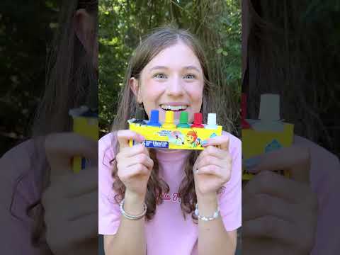 Ela fez um Arco-íris com Esponja e Tinta 🌈