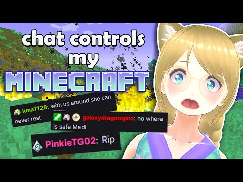 MahoMadi - My Twitch Chat Controls My Minecraft