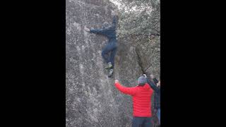 Video thumbnail of El Caimán, 7C. La Pedriza