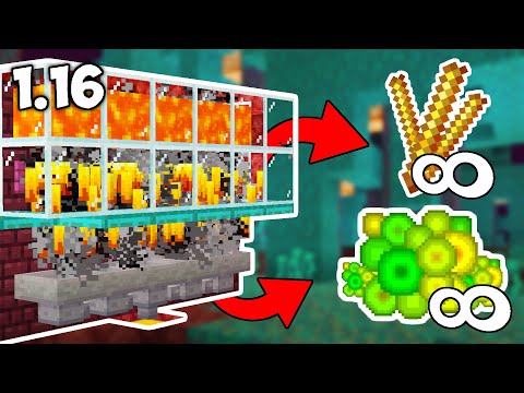 САМАЯ ПРОСТАЯ ФЕРМА ИФРИТОВ в МАЙНКРАФТ 1.16