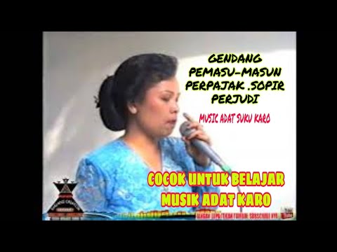 GENDANG PEMASU MASUN KARO.MUSIK ADAT KARO .