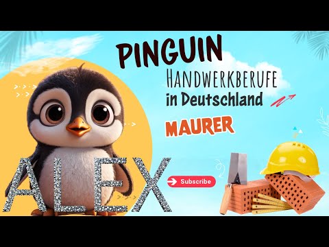 Pinguin Alex Film 21 Abenteuer Handwerksberufe  Maurer