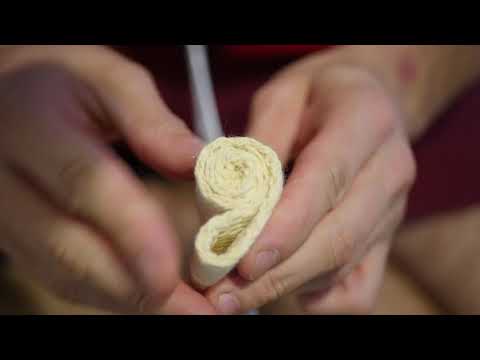 Dochtband annähen für Feuerfächern und andere Feuertoys