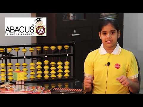 Abacus Mental Maths Demo by NISHTAH MADHU Abacus D Maths Academy Jawahar Nagar