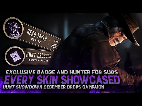 🟣 NEW Hunt Showdown December Twitch Drops Full Breakdown & Showcase 🎁