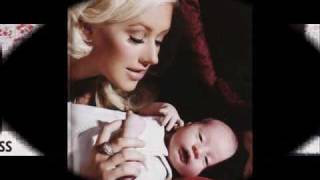 Christina Aguilera with Baby Max & Jordan Bratman