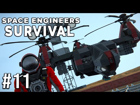Space Engineers - Survival Ep #11 - VTOL Online!