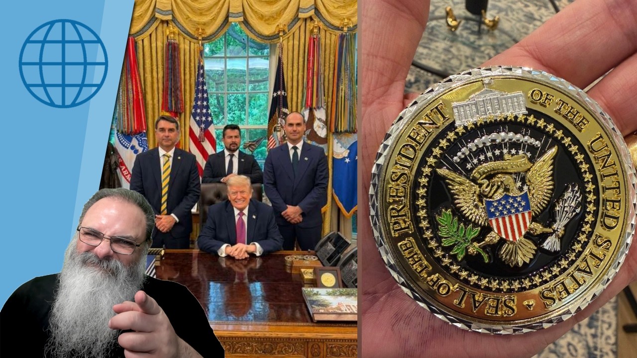 IMPRENSA MACHUCADA com IMPACTO da VISITA de FLÁVIO a TRUMP CHORA COPIOSAMENTE