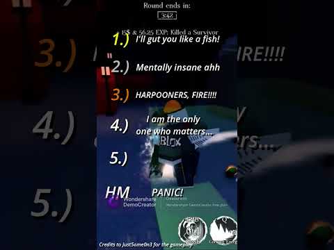 Ranking Gasharpoon Forsaken voicelines #roblox #forsaken#forsakenroblox