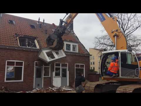 Wethouder start sloop 1e fase, wijk Staatsliedenbuurt