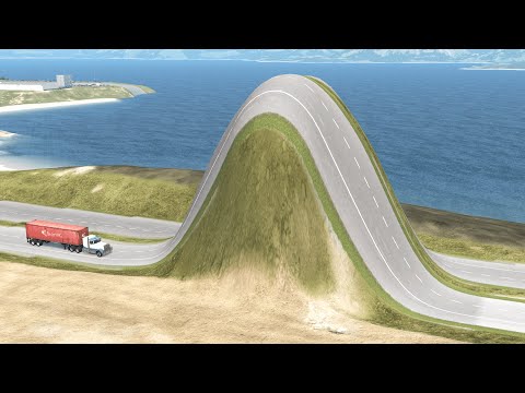 Cars vs Giant Bulge #2 – BeamNG.Drive