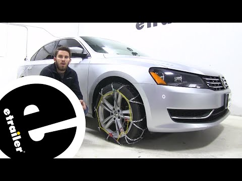 etrailer | Setting up the Titan Chain Snow Tire Chains on a 2014 Volkswagen Passat