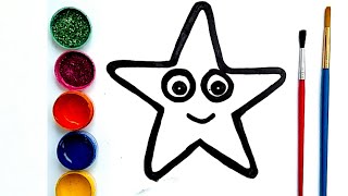 رسم و تلوين النجمة  Drawing and star coloring - أغاني mp3 مجانا