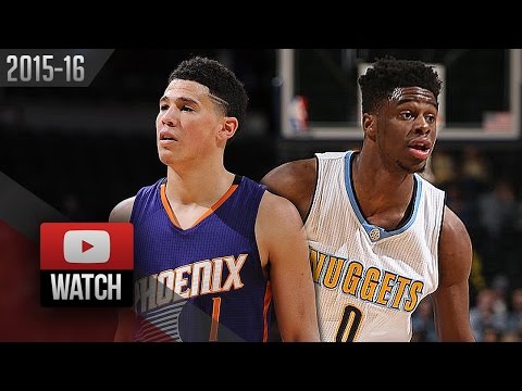Emmanuel Mudiay vs Devin Booker Rookies Duel Highlights (2016.03.10) Nuggets vs Suns - MUST Watch!
