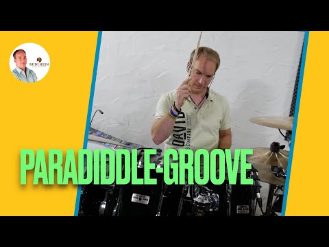 Paradiddle Groove -Schlagzeug lernen Online - direkt zum Mitspielen mit Profi und Pädagoge Rudi Hein