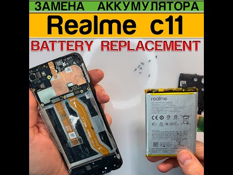 Realme C11 RMX2185 Замена модуля экрана - YouTube