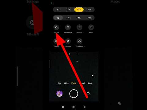 How to reset poco m2 pro camera setting #shorts