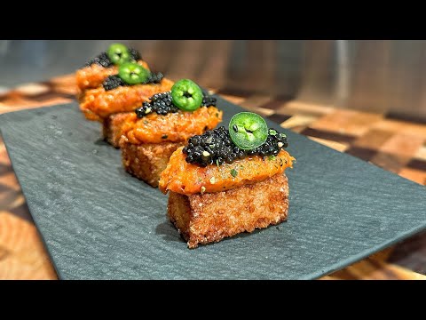 Nobu’s Spicy Tuna Crispy Rice 🍣😍 #Nobu #Sushi #sashimi
