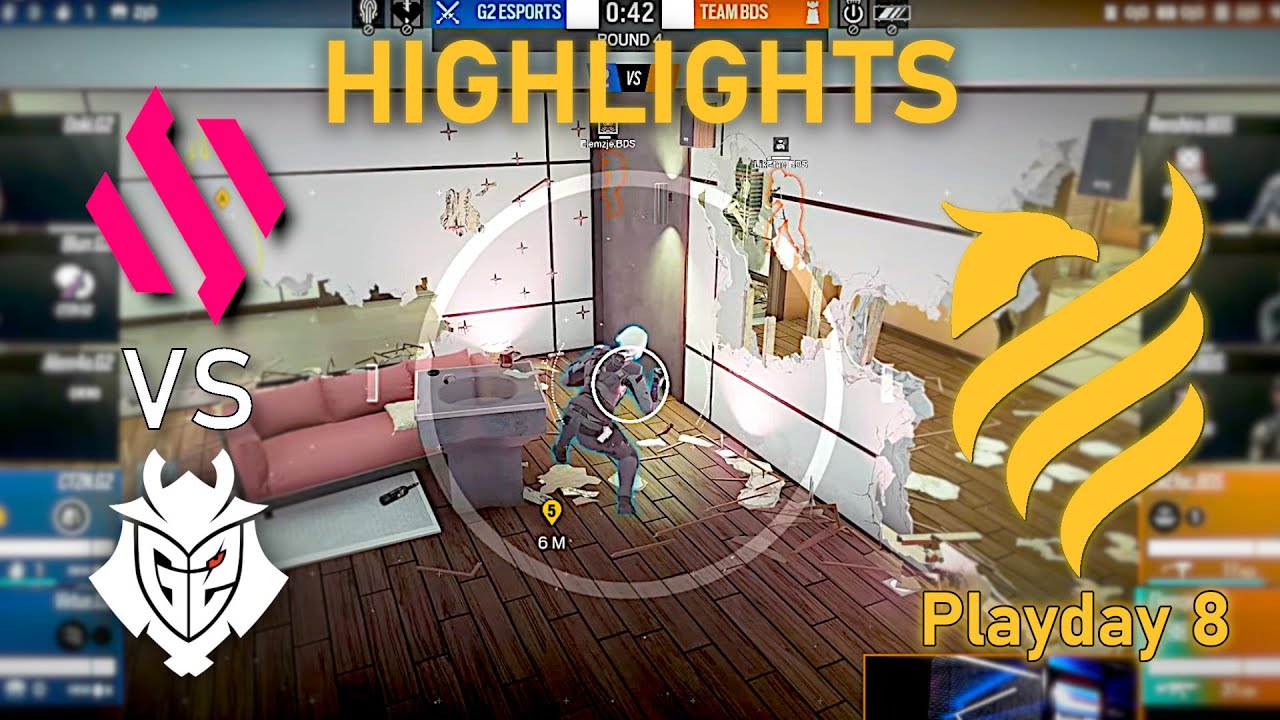 WTF?! G2 vs BDS - HIGHLIGHTS - Playday 8 - EUL 2022 Stage 3 - R6 Esport