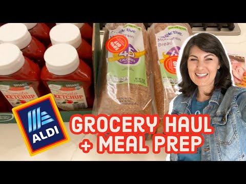 ALDI’S GROCERY HAUL + Weekly and Monthly Meal Prep!