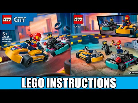 Конструктор LEGO City Картинг та гонщики (60400)