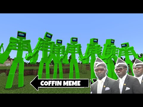 [31 Part! ] Coffin Meme Сraft Monster Cursed "Among Us" Mode! - Minecraft Pugball