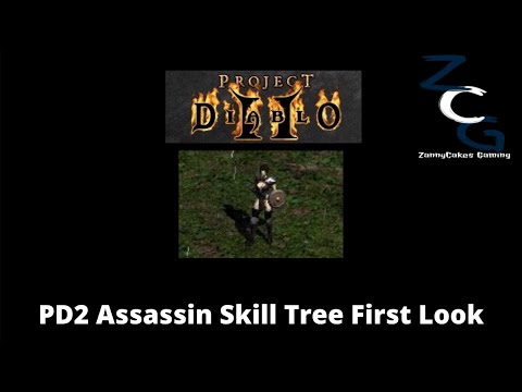 Project Diablo 2 Assassin Skill Tree First Look
