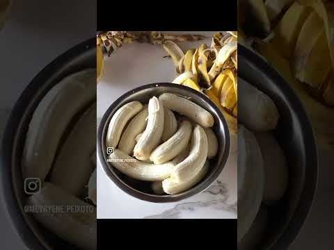 Dica rápida de como congelar banana!!