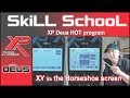 XP Deus HOT Program XY Screen Vs The Horseshoe Screen