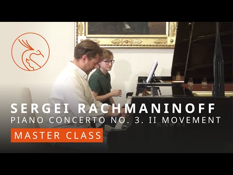 STUDY Sergei RACHMANINOFF's Piano Concerto No. 3, (II Movement) With Pianist Dmitry Masleev