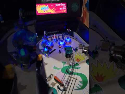 Trogdor pinball machine. #arcade #pinball #trogdor #homebrew #pinballexpo #indiearcadewave