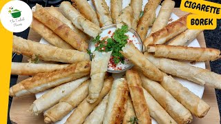 PERFECT Recipe 👌How To Make Turkish Cigarette Pastry with Curd Cheese 😋/ &#39;Sigara Böreği&#39;