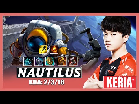 T1 Keria Nautilus vs Gragas  | HOW TO PLAY NAUTILUS LIKE A PRO - LoL Pro Replays