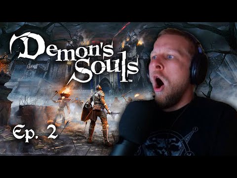 Quin69 - Demon's Souls | Ep.2 | Fighting the first BOSS and using the unethical P2W version??