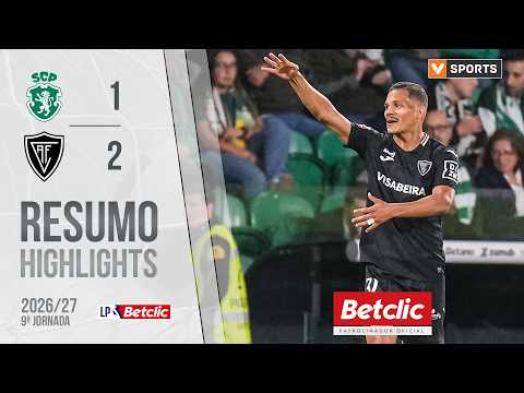 Resumo: Sporting 1-2 Académico (Liga 26/27 #9)