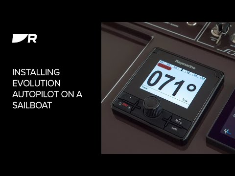 Installation des Evolution-Autopiloten auf einem Segelboot