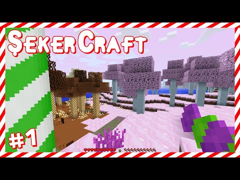 ATIŞTIRMALIK BİR DÜNYA 🍭😁🍭 - ŞekerCraft #1
