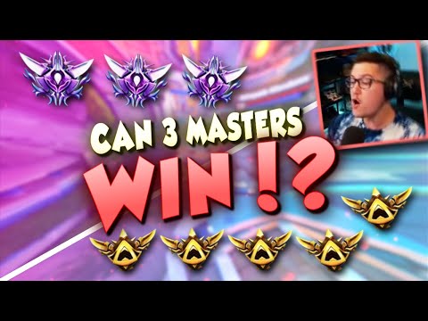 3 MASTERS vs 5 GOLD PLAYERS. IS IT POSSIBLE?