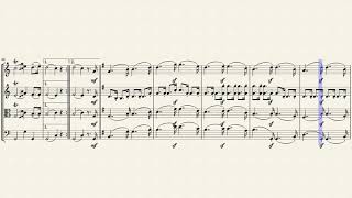 Download lagu ＜楽譜＞メンデルスゾーン結婚行進曲　弦楽四重奏、 Wedding March for strings mp3