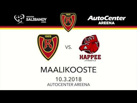 Miesten Liiga: Koovee–Happee, 10.3.2018, Maalikooste