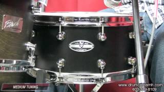 Video thumbnail for Pearl Cast Aluminum Hybrid Exotic Snare Drum 6.5x14 by Drum Center of Portsmouth