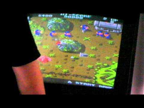 IKARI Warriors on MAME cabinet with Happ rotary joystick