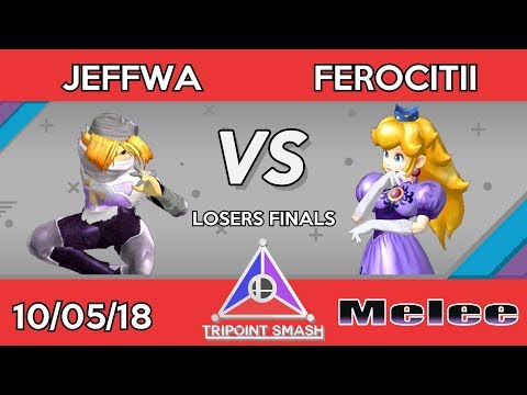 Tripoint Smash 30 - Losers Finals - Ferocitii (Peach) Vs. JeffWa (Sheik)