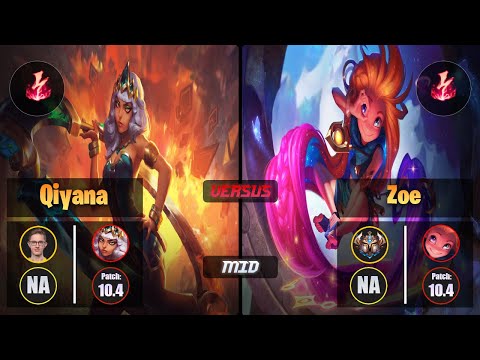 Froggen QIYANA (Mid) [Electrocute] VS ZOE - Challenger NA Patch 10.4