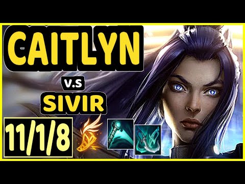 ZVEN (CAITLYN) vs SIVIR - 11/1/8 KDA BOTTOM ADC CHALLENGER GAMEPLAY - NA