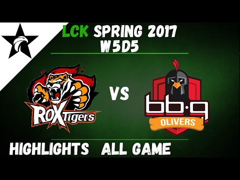 ROX vs BBQ Highlights ALL GAME | LCK Spring W5D5 2017 | ROX Tigers vs BBQ Olivers
