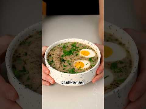 Prosty żurek🍲 #żurek #zupa #wielkanoc #święta #przepisy #fitprzepisy #wiemcojem #świąteczneprzepisy