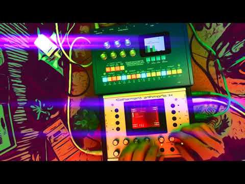 Granular Techno // Gotharman's SpazeDrum + anAmoNo X Modular Synth #TTNM